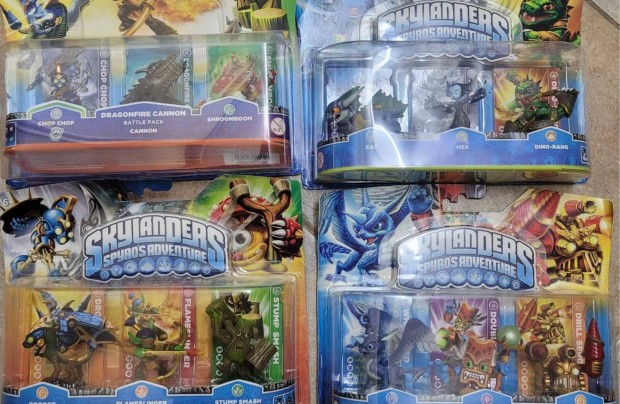 Skylanders Spyro's Adventure figurakszlet csomag x4 +1giant