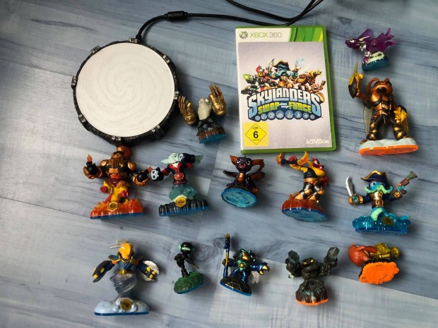 Skylanders Swap Force Xbox 360 jtk + portl + 13db figura