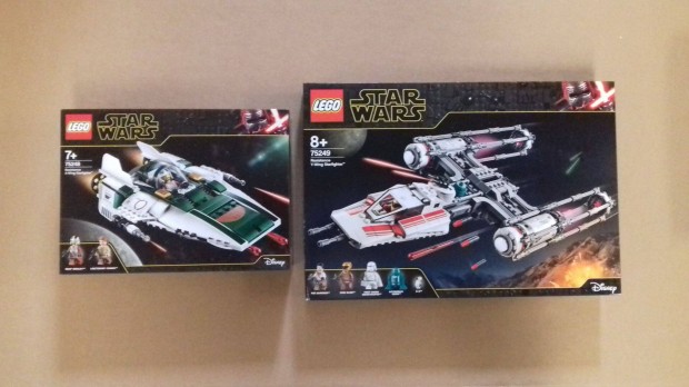 Skywalker kora : bontatlan Star Wars LEGO 75248 A-wing + 75249 Foxrba