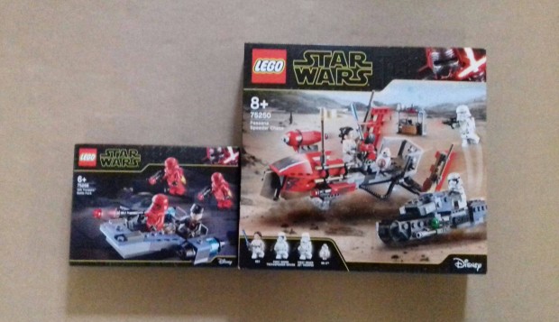 Skywalker kora bontatla Star Wars LEGO 75266 Sith + 75250 Pasaana Fox