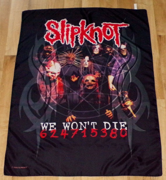 Slipknot zszl / dekorci