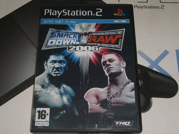Smack Down vs Raw 2006 - Ps2 eredeti lemez elad