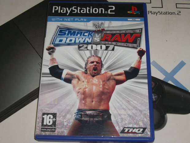 Smack Down vs Raw 2007 - Ps2 eredeti lemez elad