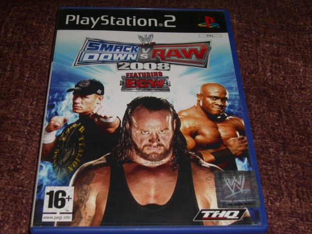 Smack Down vs Raw 2008 - Ps2 eredeti lemez ( 2500 Ft )