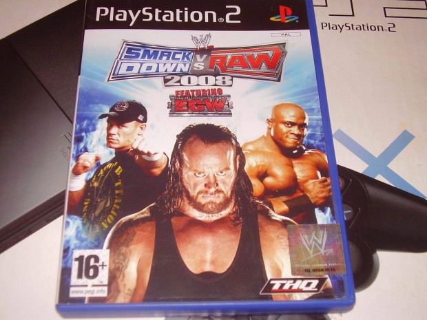 Smack Down vs Raw 2008 - Ps2 eredeti lemez elad