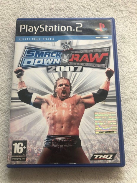 Smackdown vs Raw 2007 Ps2 Playstation 2 jtk