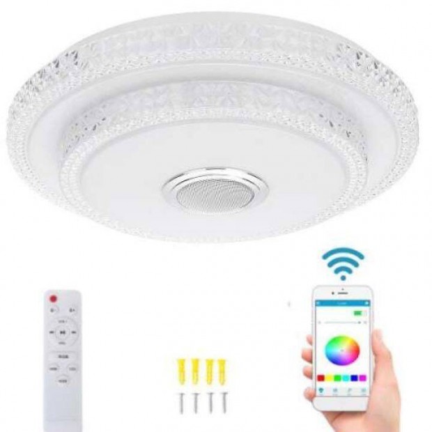 Smart Lamp Intelligens Rgbw dupla Mennyezeti lmpa Bluetooth hangszr