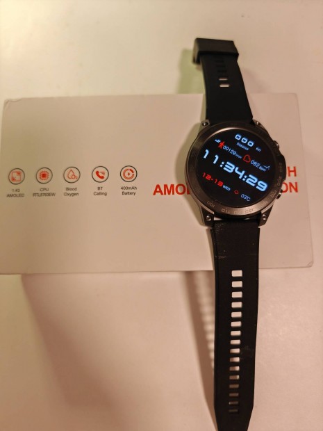 Smart Watch Amoled kijelz 1,46os 460x460 Bluetooth funkci.