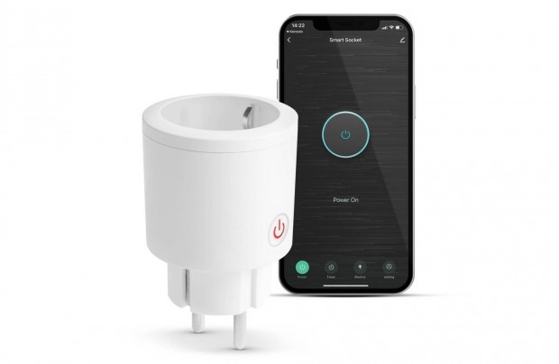 Smart konnektor - fogyasztsmrvel - Amazon Alexa, Google Home, Siri