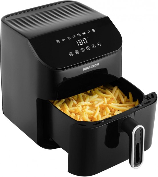 Smarton FR 450 Vita Fryer digitlis Air Fryer 4.5L 1350W lgkeverses