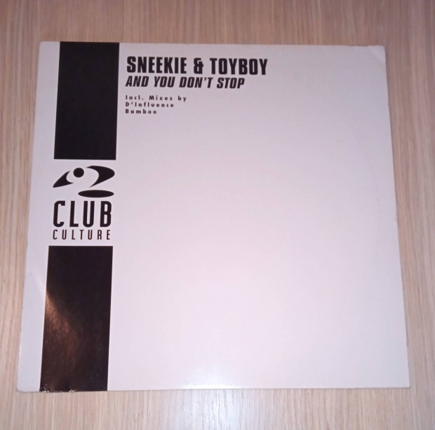 Sneekie & Toyboy - And You Don't Stop (Vinyl,1998)