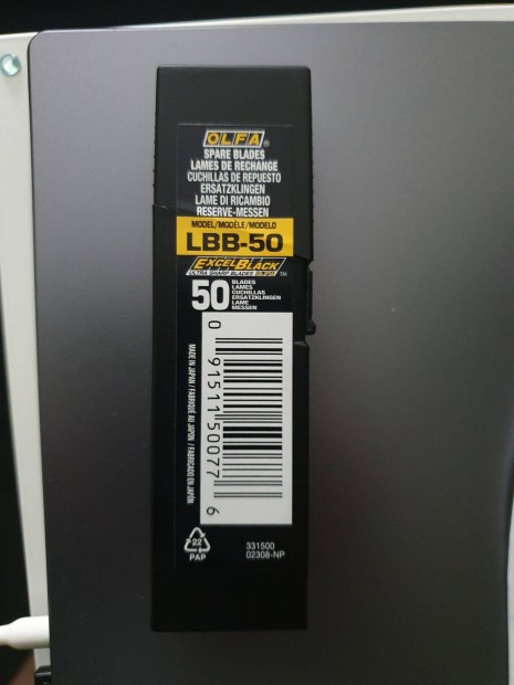 Sniccer penge! Olfa Lbb50 Fekete