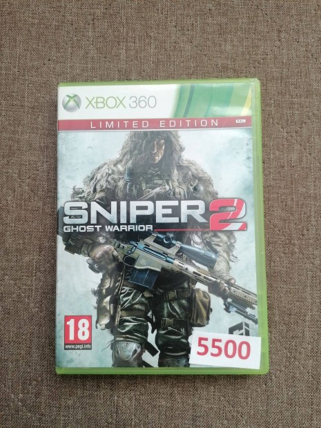 Sniper 2 Ghost warrior Limited edition xbox 360 jtk elad!