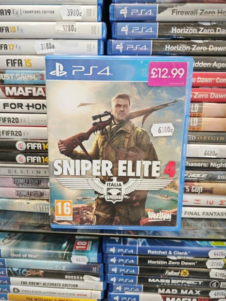 Sniper Elite 4 PS4 és még 400 játék készleten!