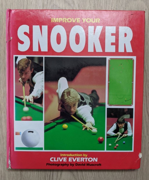 Snooker knyv + eredeti Peter Ebdon alrs