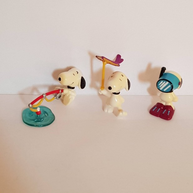 Snoopy strand Japn kinderfigura 3 db