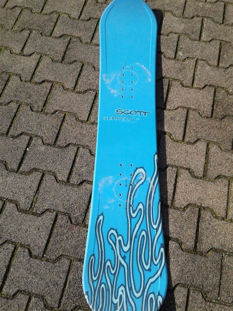 Snowboard deszka, Scott Surface, 145 cm, hasznlt, kis hibkkal, kezd