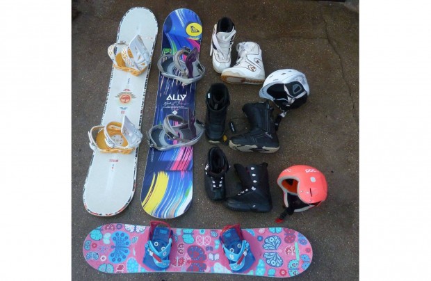 Snowboard tanul rocker Hybrid gyerek,felntt Burton,Nitro,Salomon,sno