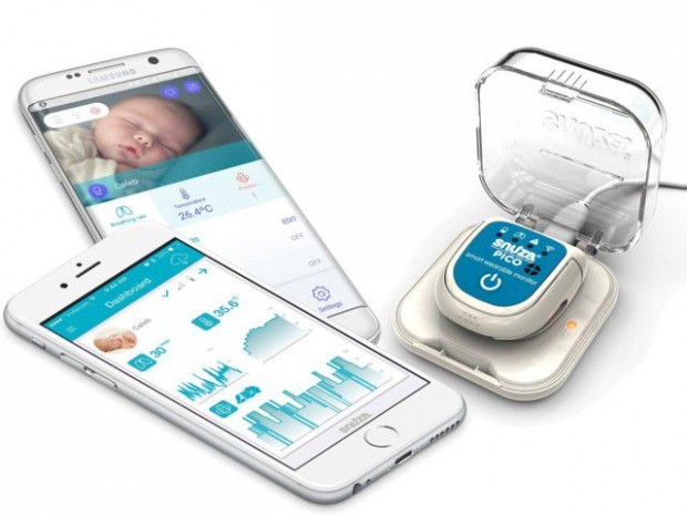 Snuza Pico2 hordozhat Mobil babafigyel (lgzsfigyel) Bluetooth ka