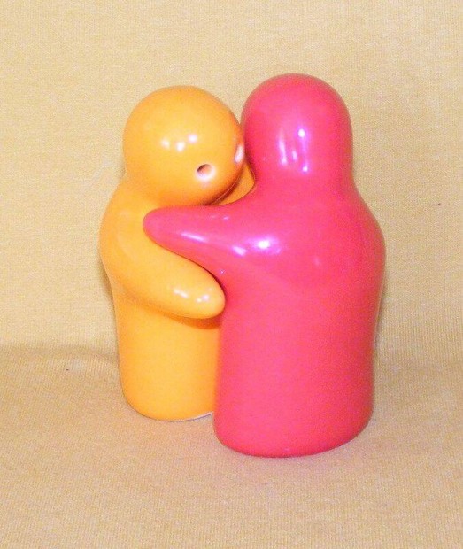 Só- és borsszóró porcelán figura pár