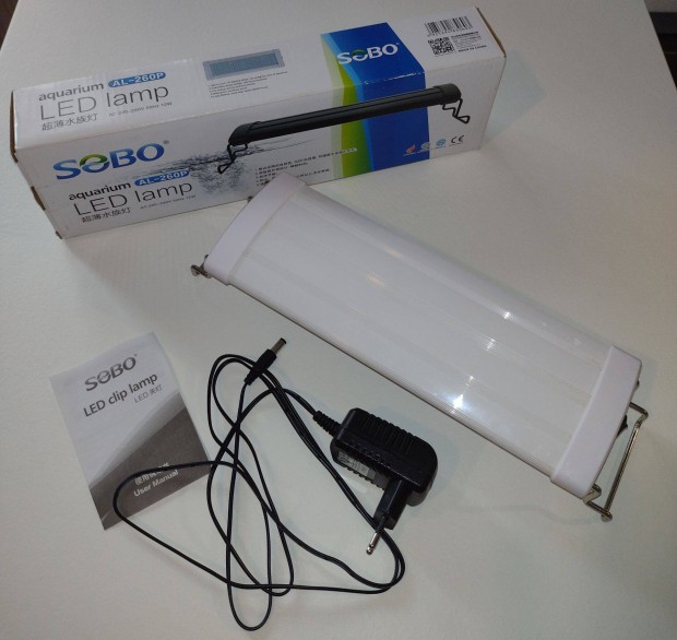 Sobo AL 260P akvrium vilgts, LED lmpa