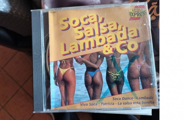 Soca, salsa, lambada CD lemez elad