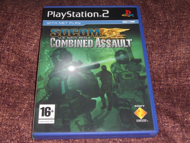 Socom U.S Navi Seals Combined Assault Playstation 2 lemez ( 3500 Ft )