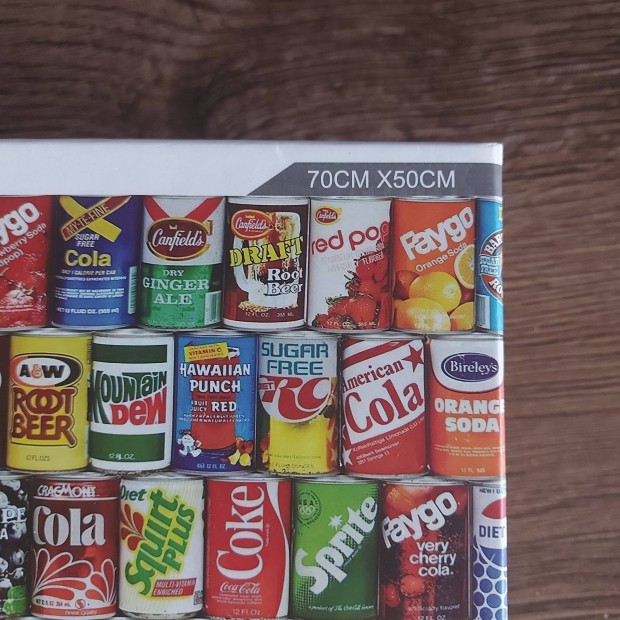 Soda cans 1000 db- os puzzle