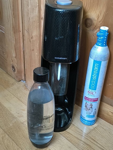 Sodastream Black Spirit szdagp + palack + CO2 patron