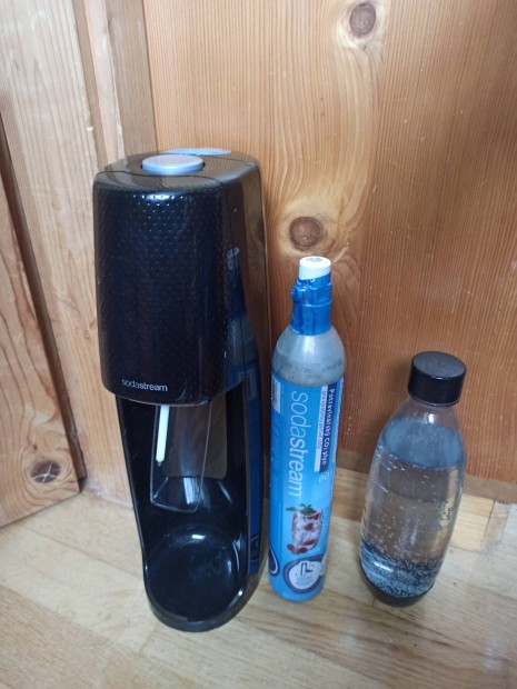 Sodastream Black Spirit szdagp + palack + CO2 patron