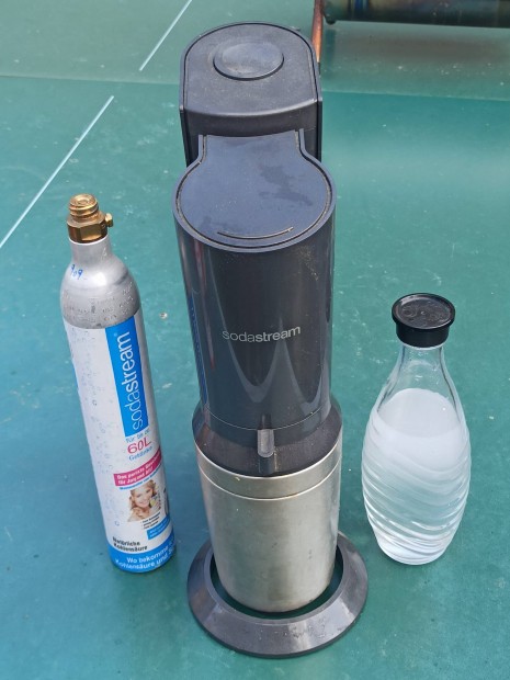 Sodastream Crystal inox szdagp + palack + CO2 patron