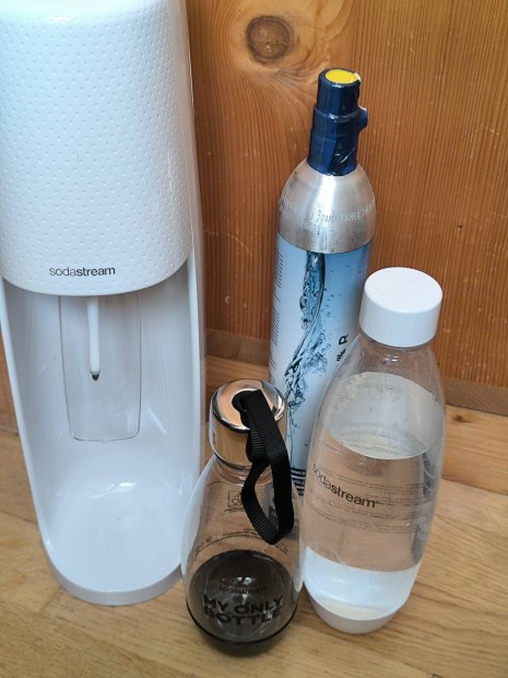 Sodastream Spirit White szdagp + palack + CO2 patron