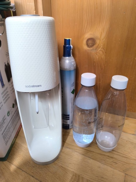 Sodastream Spirit White szódagép + palack + CO2 patron