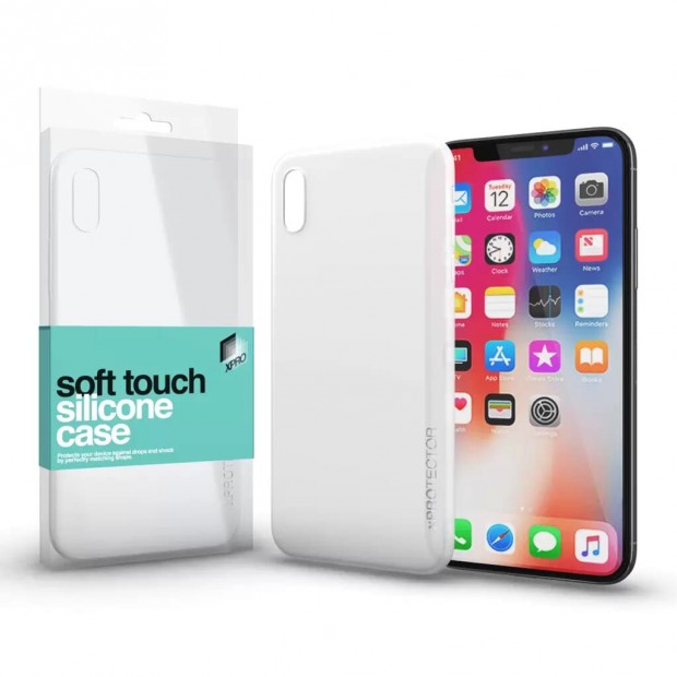 Soft Touch Silicone Case fehr Apple iPhone X kszlkhez