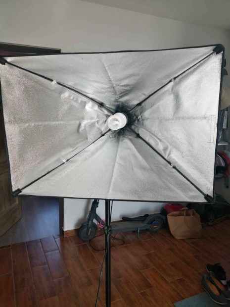 Softbox szett 2db 40x60cm, 2.7m llvnnyokkal