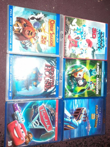 Sok eredeti Blue Ray 3D És Blue Ray Film egyben