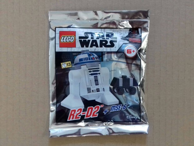 Sokfle minifigura bontatlan Star Wars LEGO R2-D2 + MSE-6 Droid levl