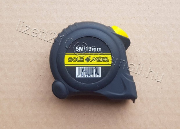 Sola mérőszalag 5m Compact automata stop vadonatúj