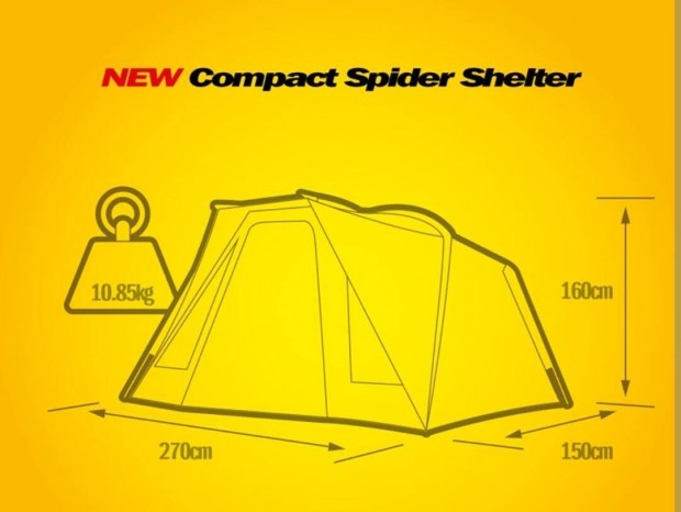 Solar Compact Spider egyszemlyes bojlos stor teljes csonag