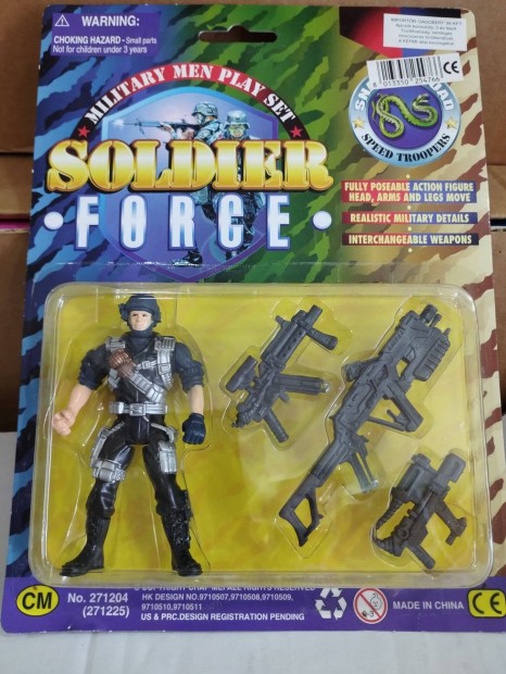 Soldier Force akci figura retr bontatlan