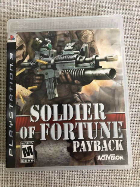 Soldier of Fortune Payback Ps3 Playstation 3 jtk