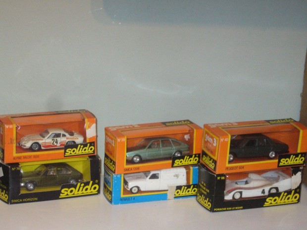 Solido, Ford Mustang 1964,1/64, Renaut Alpine,Matchbox Yesteryear