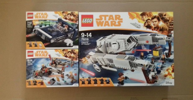 Solo : bontatlan Star Wars LEGO 75209 + 75215 Cloud + 75219 Fox.azrba