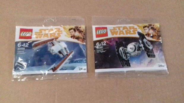 Solo: bontatlan Star Wars LEGO 30381 TIE + 30498 AT-Hauler Fox.az rba