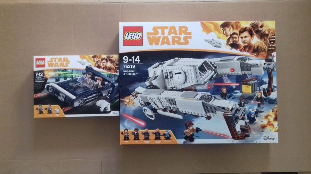 Solo -s, j Star Wars LEGO -k: 75209 Solo sikl + 75219 AT-H Foxp.rba
