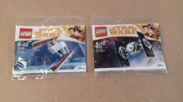 Solo bontatlan Star Wars LEGO 30381 TIE Fighter + 30498 AT-Hauler levé