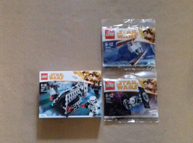Solo bontatlan Star Wars LEGO 75207 Jrr + 30381 TIE + 30498 Fox.rba