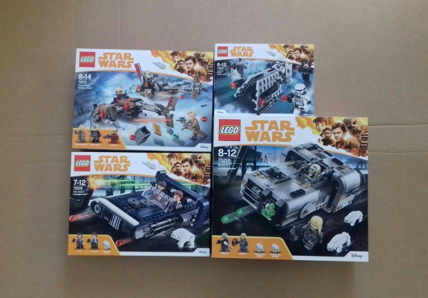 Solo bontatlan Star Wars LEGO 75207 + 75209 + 75210 + 75215 Fox