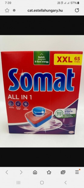 Somat mosogatógép tabletta 65db-os 2990Ft/db