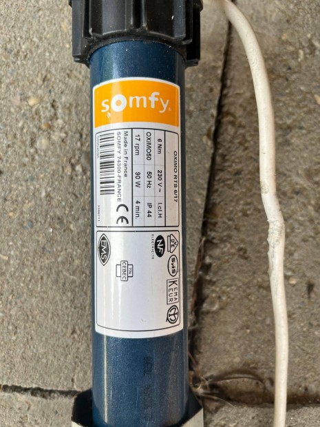 Somfy Oximo redőny csőmotorok eladók